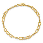Leslie's 14K Polished Fancy Link Bracelet - Image 4