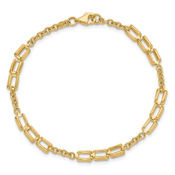 Leslie's 14K Polished Fancy Link Bracelet - Image 4