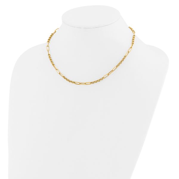 Leslie's 14K Polished Fancy Link Necklace - Image 3