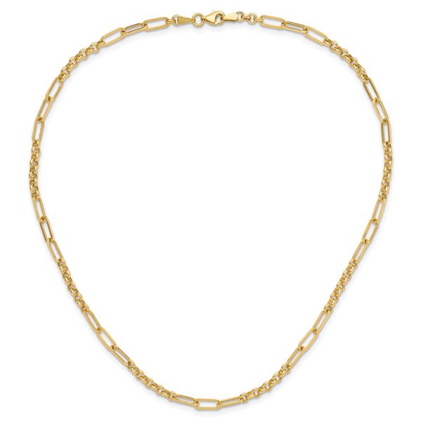 Leslie's 14K Polished Fancy Link Necklace - Image 4