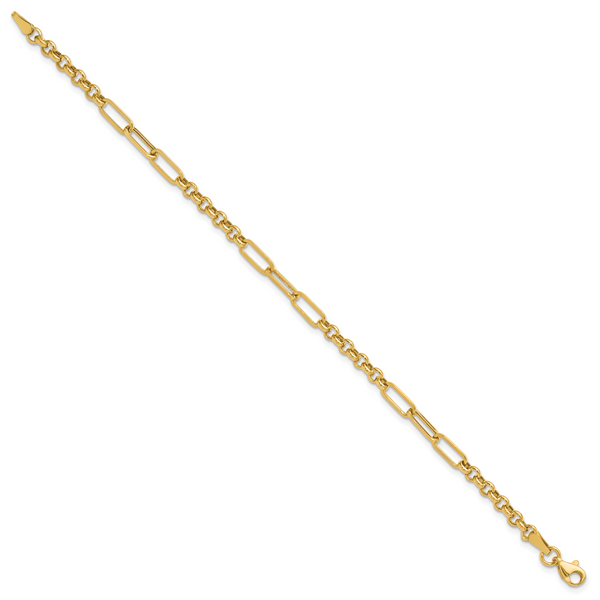 Leslie's 14K Polished Fancy Link Bracelet - Image 2