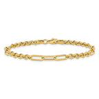 Leslie's 14K Polished Fancy Link Bracelet - Image 3