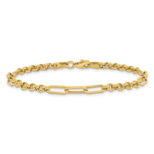 Leslie's 14K Polished Fancy Link Bracelet - Image 3