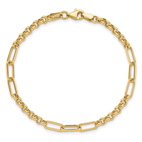 Leslie's 14K Polished Fancy Link Bracelet - Image 4
