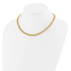 Leslie's 14K Polished Fancy Oval Link Necklace - Image 3