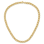 Leslie's 14K Polished Fancy Oval Link Necklace - Image 4