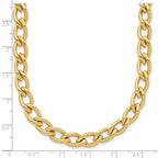 Leslie's 14K Polished Fancy Oval Link Necklace - Image 5