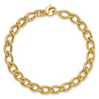 Leslie's 14K Polished Fancy Oval Link Bracelet - Image 4