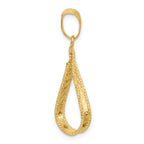 Leslie's 14K Polished and Diamond-cut Pendant - Image 2