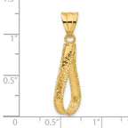 Leslie's 14K Polished and Diamond-cut Pendant - Image 4