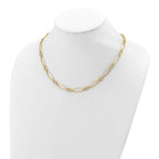 Leslie's 14K Polished Fancy Link 19in Necklace - Image 3