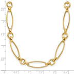 Leslie's 14K Polished Fancy Link 19in Necklace - Image 5