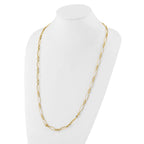 Leslie's 14K Polished/Textured Fancy Link Necklace - Image 3