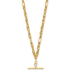Leslie's 14K Polished Dangle Bar Necklace - Image 2