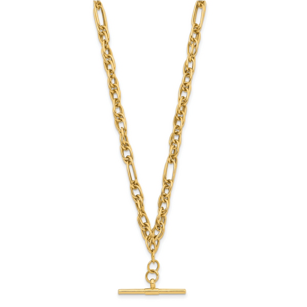 Leslie's 14K Polished Dangle Bar Necklace - Image 2