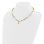 Leslie's 14K Polished Dangle Bar Necklace - Image 3