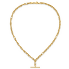 Leslie's 14K Polished Dangle Bar Necklace - Image 4