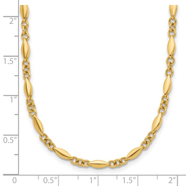 Leslie's 14K Polished Fancy Link Necklace - Image 5