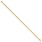 Leslie's 14K Polished Fancy Link Bracelet - Image 2