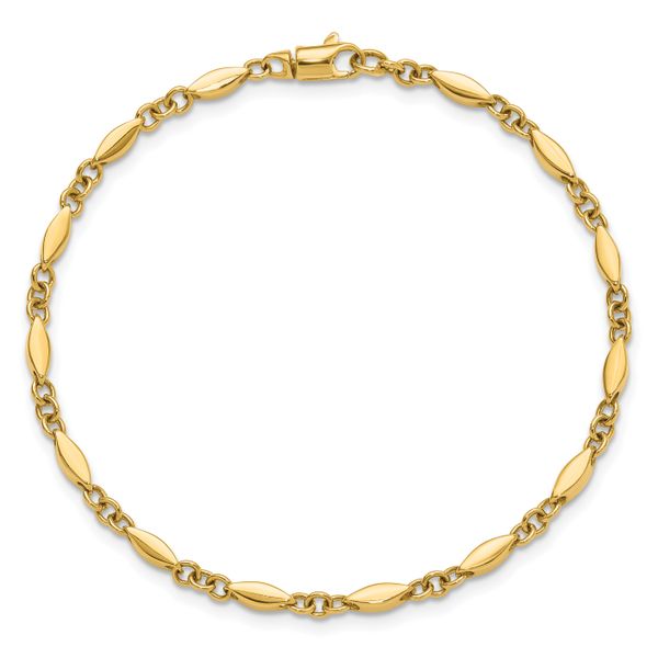 Leslie's 14K Polished Fancy Link Bracelet - Image 4
