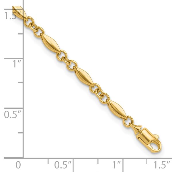 Leslie's 14K Polished Fancy Link Bracelet - Image 5