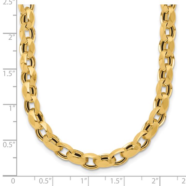 Leslie's 14K Polished Fancy Link Necklace - Image 5