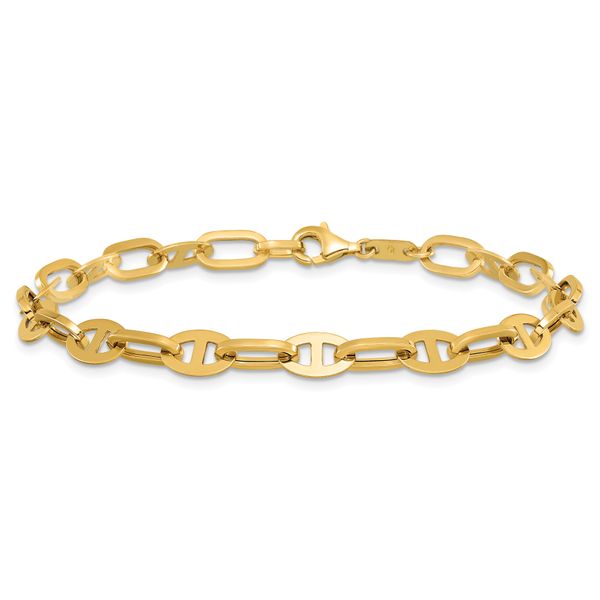 Leslie's 14K Polished Fancy Link Bracelet - Image 3