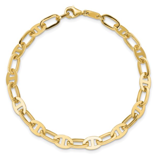 Leslie's 14K Polished Fancy Link Bracelet - Image 4
