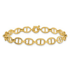 Leslie's 14K Polished Fancy Link Bracelet - Image 3