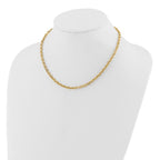 Leslie's 14K Polished and Textured Link Necklace - Image 3