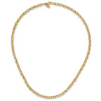 Leslie's 14K Polished and Textured Link Necklace - Image 4
