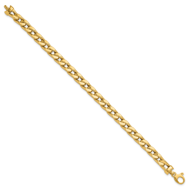 Leslie's 14K Polished Men's Link Bracelet - Image 2