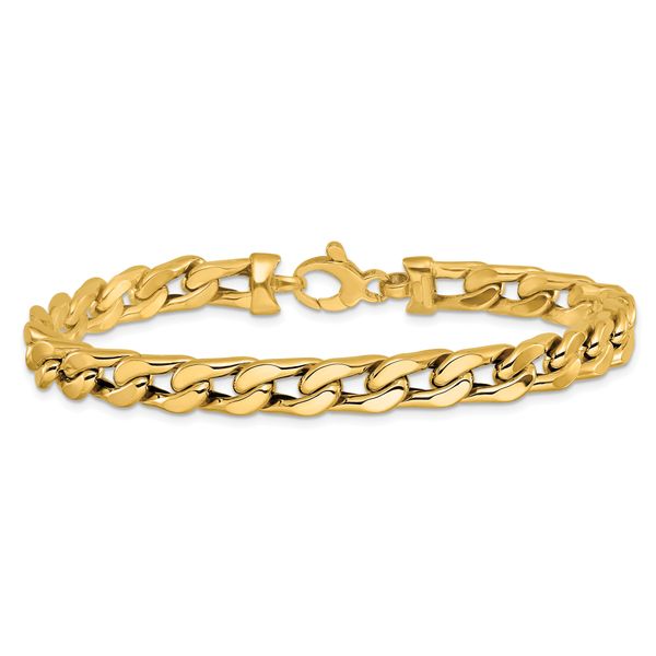 Leslie's 14K Polished Men's Link Bracelet - Image 3