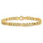 Leslie's 14K Polished Fancy Figaro Link Bracelet - Image 3
