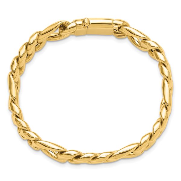 Leslie's 14K Polished Fancy Figaro Link Bracelet - Image 4