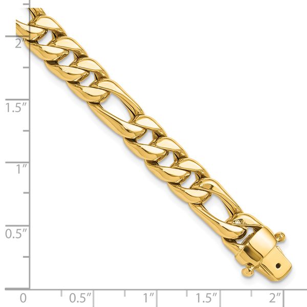 Leslie's 14K Polished Fancy Figaro Link Bracelet - Image 5