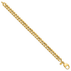 Leslie's 14K Polished Curb Men's Bracelet - Image 2