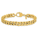 Leslie's 14K Polished Curb Men's Bracelet - Image 3