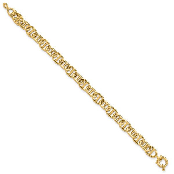 Leslie's 14K Polished Fancy Link Bracelet - Image 2