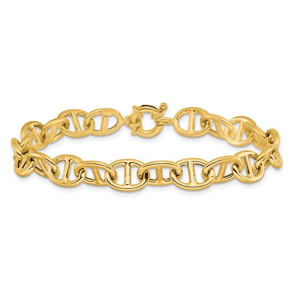 Leslie's 14K Polished Fancy Link Bracelet - Image 3