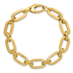 Leslie's 14K Polished and Satin Fancy Link Bracelet - Image 4