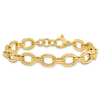 Leslie's 14K Polished Fancy Link w/1in ext. Bracelet - Image 3