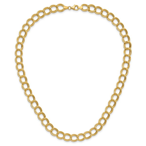 Leslie's 14K Polished Fancy Link Necklace - Image 3