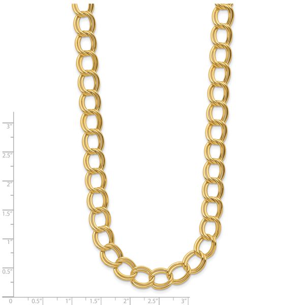 Leslie's 14K Polished Fancy Link Necklace - Image 4