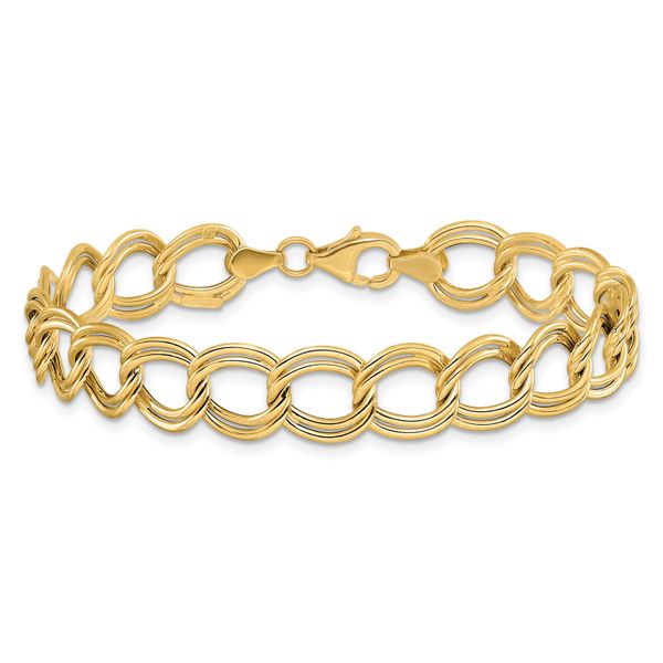 Leslie's 14K Polished Fancy Link Bracelet - Image 3