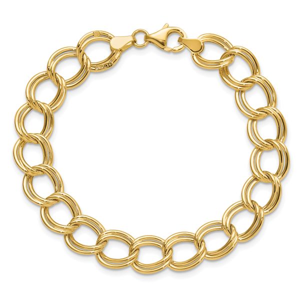Leslie's 14K Polished Fancy Link Bracelet - Image 4