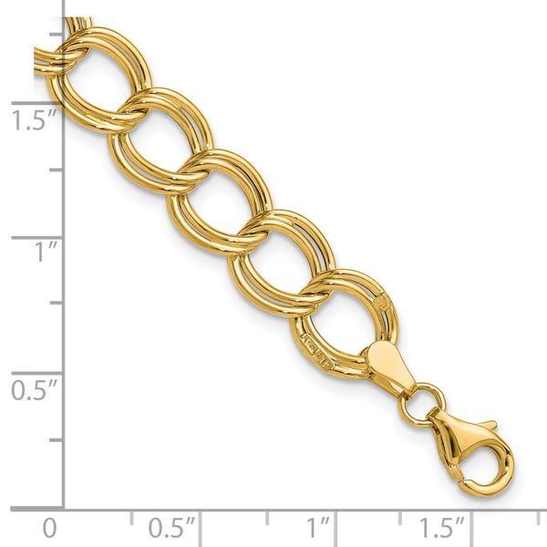 Leslie's 14K Polished Fancy Link Bracelet - Image 5