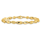 Leslie's 14k Polished Fancy Link Bracelet - Image 3
