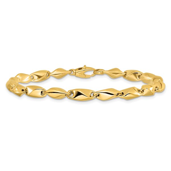 Leslie's 14k Polished Fancy Link Bracelet - Image 3