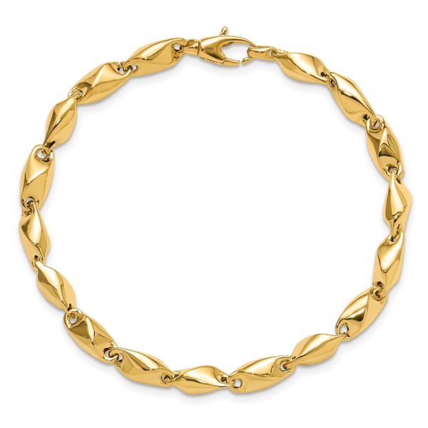 Leslie's 14k Polished Fancy Link Bracelet - Image 4